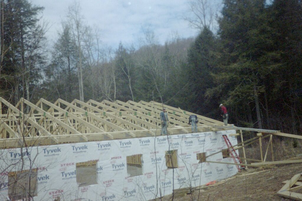 Riding Arena In Fairview NC Under Construction